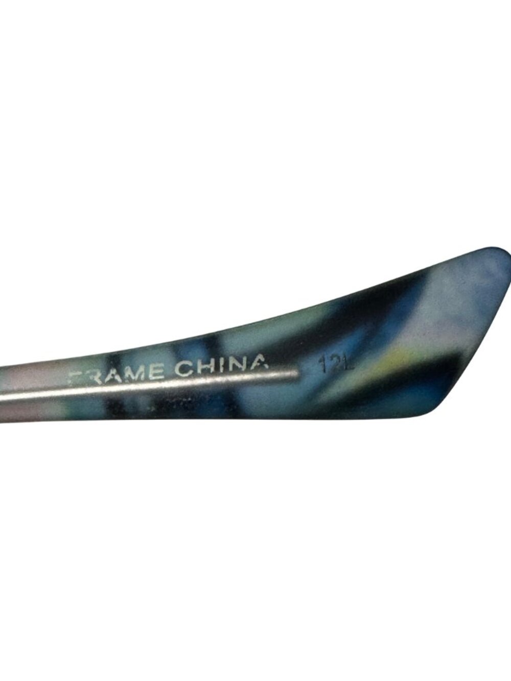 Fysh Urban Eyewear Eyeglasses 51-18-135 3480 Aqua/Blue Rectangle Frames Only UK - Picture 4 of 12
